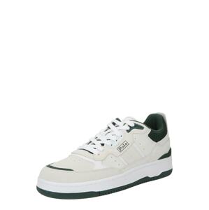 Polo Ralph Lauren Rövid szárú sportcipők 'Masters'  sötétzöld / fehér / gyapjúfehér
