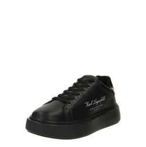 Karl Lagerfeld Rövid szárú sportcipők  fekete / piszkosfehér