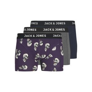 JACK & JONES Boxeralsók 'CHIKE'  tengerészkék / sötétszürke / szilva
