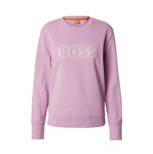 BOSS Orange Tréning póló 'Ela 6'  rózsaszín / fehér