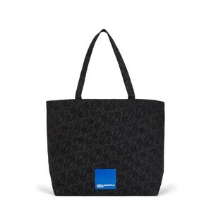 KARL LAGERFELD JEANS Shopper táska  kék / szürke / fekete