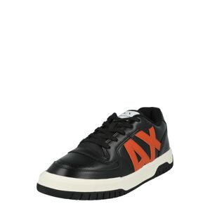ARMANI EXCHANGE Rövid szárú sportcipők  narancsvörös / fekete / fehér