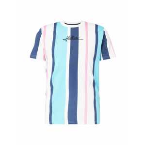 HOLLISTER Shirt  kék / rózsaszín / fekete / fehér