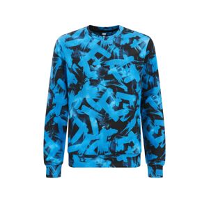 WE Fashion Tréning póló  kék / fekete