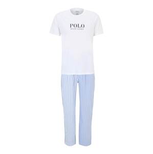 Polo Ralph Lauren Hosszú pizsama  világoskék / fekete / fehér