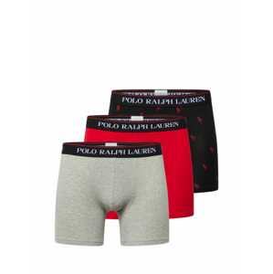 Polo Ralph Lauren Boxeralsók  szürke melír / piros / fekete / fehér