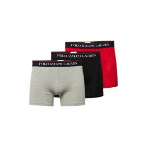 Polo Ralph Lauren Boxeralsók 'Classic'  szürke melír / piros / fekete / fehér