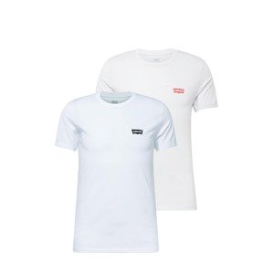 LEVI'S ® Póló '2Pk Crewneck Graphic'  tengerészkék / pasztellkék / piros / fehér