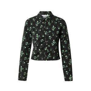 Calvin Klein Jeans Blúz  zöld / fekete