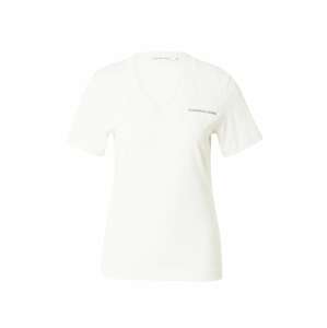 Calvin Klein Jeans T-Shirt  sötétszürke / fehér