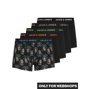 JACK & JONES Boxeralsók 'SUBOO'  kék / világoszöld / narancs / fekete