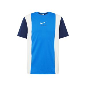 Nike Sportswear Póló  kék / sötétkék / fehér