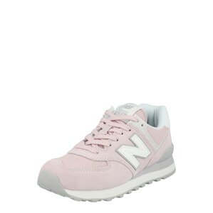 new balance Rövid szárú sportcipők '574'  ezüstszürke / világos-rózsaszín / fehér