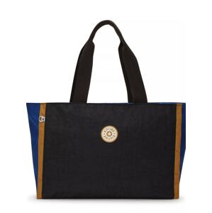 KIPLING Shopper táska 'Nalo'  kék / karamell / fekete / fehér