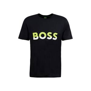 BOSS Green Póló  világoszöld / fekete / fehér