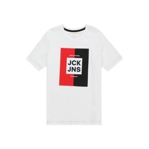 Jack & Jones Junior Póló 'OSCAR'  piros / fekete / fehér