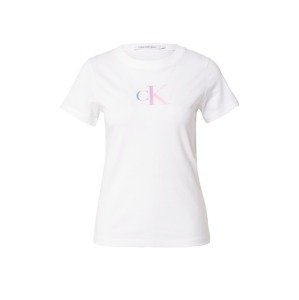 Calvin Klein Jeans Póló  sötétkék / rózsaszín / piszkosfehér