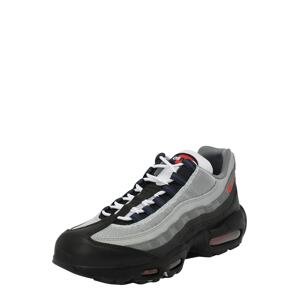 Nike Sportswear Rövid szárú sportcipők 'Air Max 95'  szürke / piros / fekete