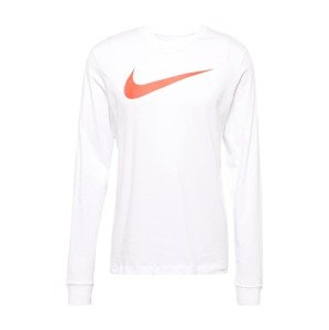 Nike Sportswear Póló  sötét narancssárga / fehér