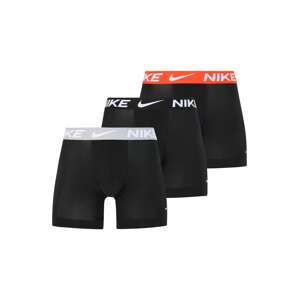 NIKE Sport alsónadrágok  szürke / tűzpiros / fekete / fehér