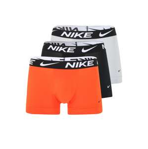 NIKE Sport alsónadrágok  szürke / narancsvörös / fekete / fehér