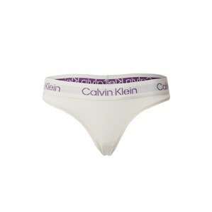Calvin Klein Underwear String bugyik  lila / piszkosfehér