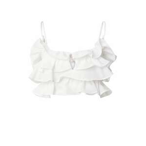 NLY by Nelly Top 'Frill Dream'  fehér