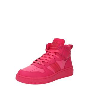 Tommy Jeans Magas szárú sportcipők 'RETRO BASKET MC WL'  rózsaszín / világos-rózsaszín