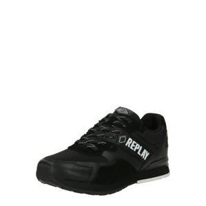 REPLAY Rövid szárú sportcipők  fekete / piszkosfehér