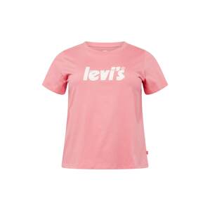 Levi's® Plus Póló  rózsaszín / ezüst / fehér