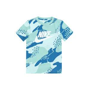 Nike Sportswear Póló  kék / türkiz / világoskék / fehér