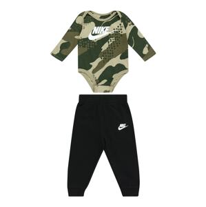 Nike Sportswear Szettek 'CLUB CAMO'  zöld / olíva / fekete / fehér