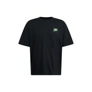 Nike Sportswear Póló  szürke / világosszürke / citromzöld / fekete
