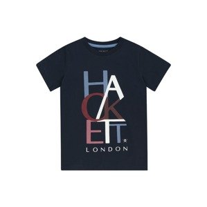 Hackett London Póló  tengerészkék / füstkék / sötétvörös / fehér