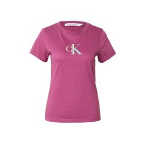 Calvin Klein Jeans Póló  világoskék / világoszöld / rózsaszín