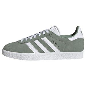 ADIDAS ORIGINALS Rövid szárú sportcipők 'Gazelle'  zöld / ezüst / fehér