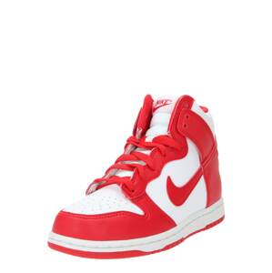 Nike Sportswear Sportcipő 'Dunk'  piros / fehér