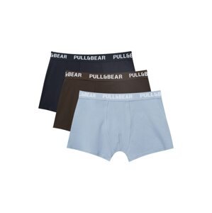 Pull&Bear Boxeralsók  pasztellkék / barna / fekete / fehér