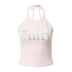 Juicy Couture White Label Top 'ETTA'  világos-rózsaszín / ezüst