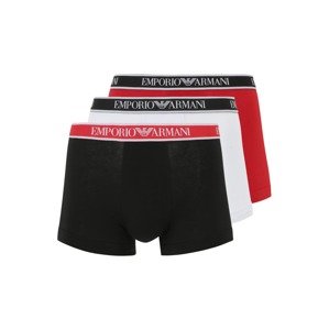 Emporio Armani Boxeralsók  piros / fekete / természetes fehér
