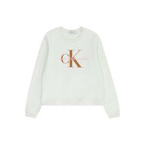 Calvin Klein Jeans Tréning póló  bronz / rózsaszín / piszkosfehér