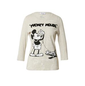 PRINCESS GOES HOLLYWOOD Póló 'Mickey Mouse'  bézs / fekete / fehér