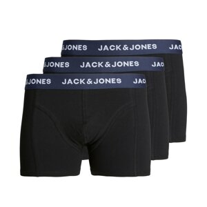 JACK & JONES Boxeralsók 'SOLID'  tengerészkék / fekete / fehér