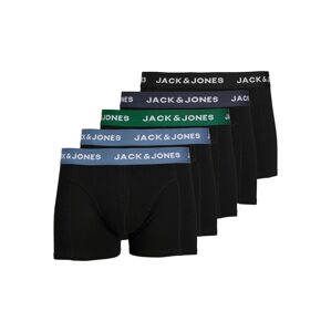 JACK & JONES Boxeralsók 'Solid'  galambkék / fűzöld / földi szeder / fekete