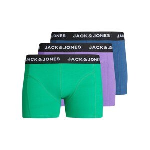 JACK & JONES Boxeralsók 'SOLID'  sötétkék / jáde / világoslila