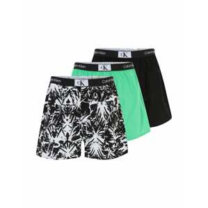 Calvin Klein Underwear Boxeralsók  neonzöld / fekete / fehér