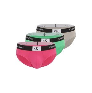 Calvin Klein Underwear Slip  világosszürke / világoszöld / világos-rózsaszín / fekete
