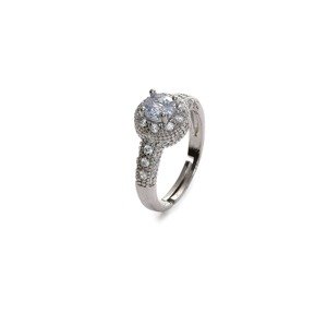 SOHI Gyűrűk 'Skye'  világoskék / ezüst / átlátszó