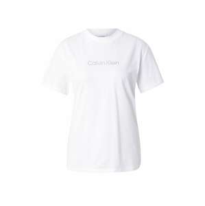 Calvin Klein Póló 'HERO'  ezüstszürke / fehér