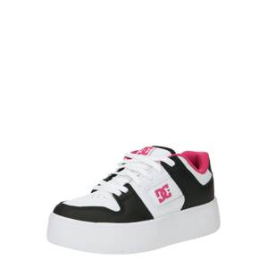 DC Shoes Rövid szárú sportcipők 'MANTECA'  rózsaszín / fekete / fehér